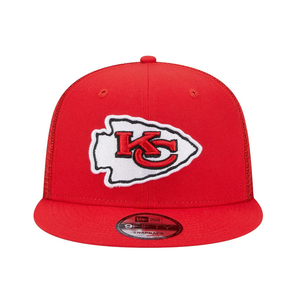 Kansas City Chiefs New Era Main Trucker 9FIFTY Snapback Hat Red