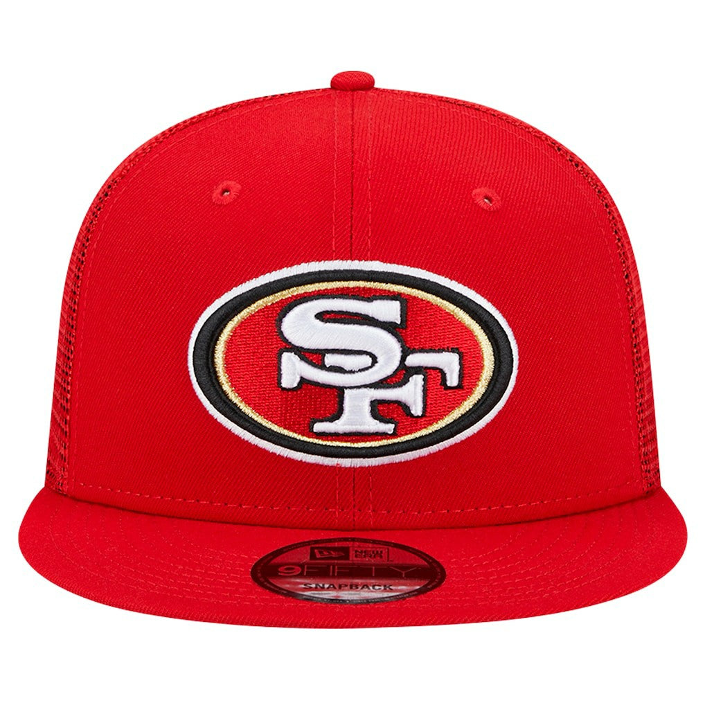 San Francisco 49ers New Era Main Trucker 9FIFTY Snapback Hat Scarlet