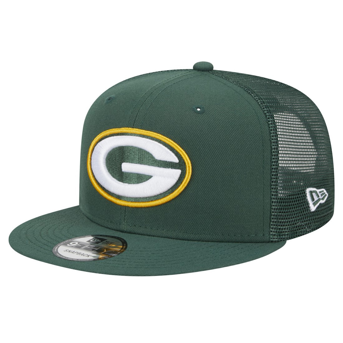 Green Bay Packers New Era Main Trucker 9FIFTY Snapback Hat Green