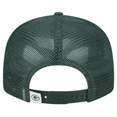 Green Bay Packers New Era Main Trucker 9FIFTY Snapback Hat Green