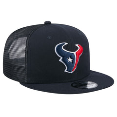 Houston Texans New Era Main Trucker 9FIFTY Snapback Hat Navy