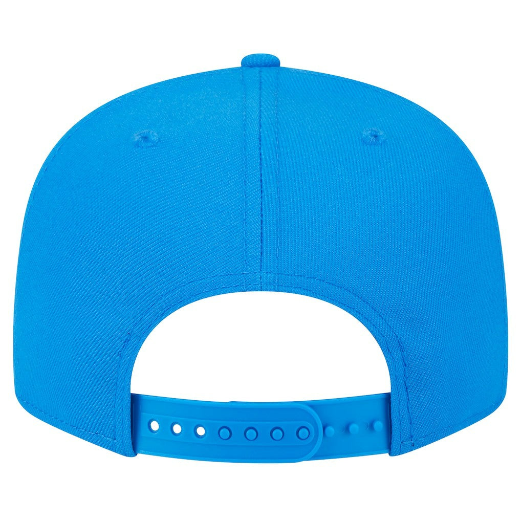 Detroit Lions New Era Main Script 9FIFTY Snapback Hat Blue