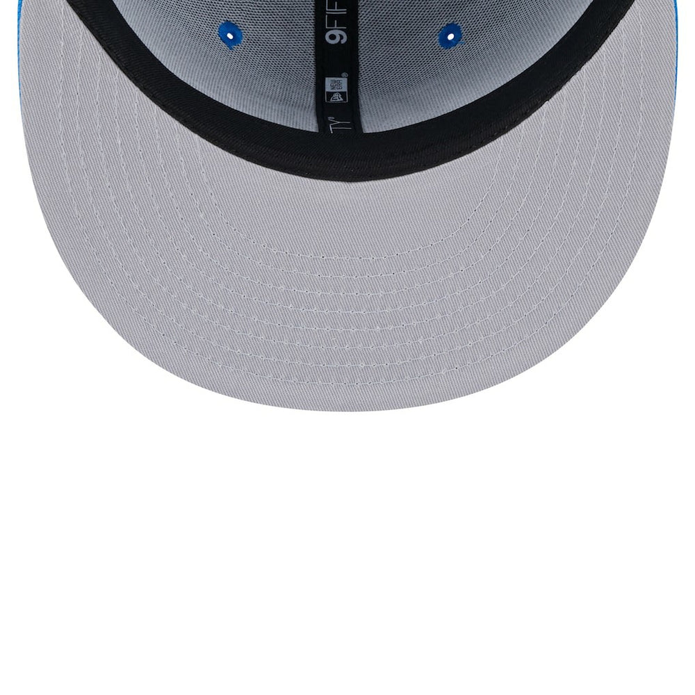 Detroit Lions New Era Main Script 9FIFTY Snapback Hat Blue