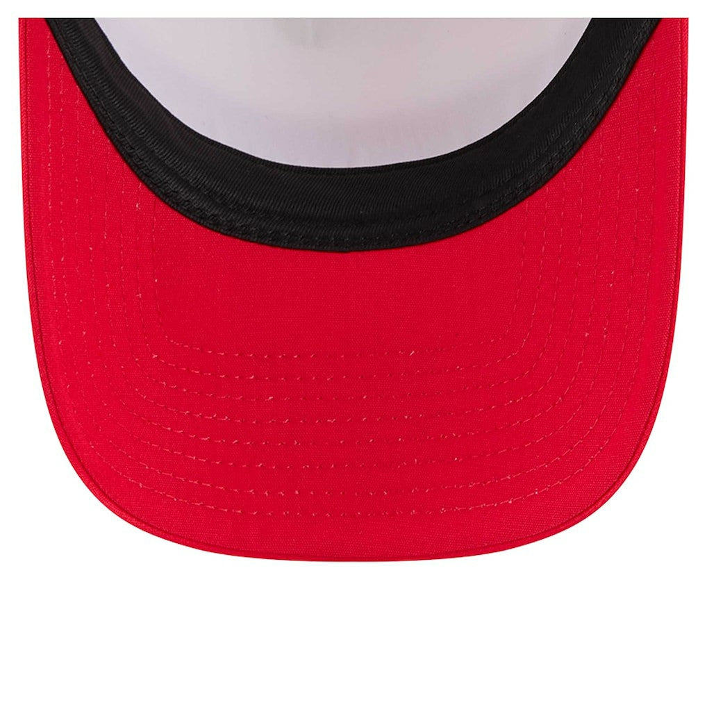 Kansas City Chiefs New Era Youth Sport Night Color Block 9FORTY A-Frame Trucker Adjustable Hat Red