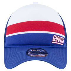 New York Giants New Era Youth Sport Night Color Block 9FORTY A-Frame Trucker Adjustable Hat Royal