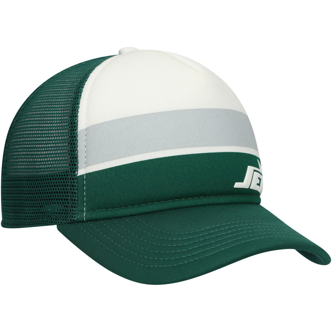 New York Jets New Era Preschool Sport Night Color Block 9FORTY A-Frame Trucker Adjustable Hat Green