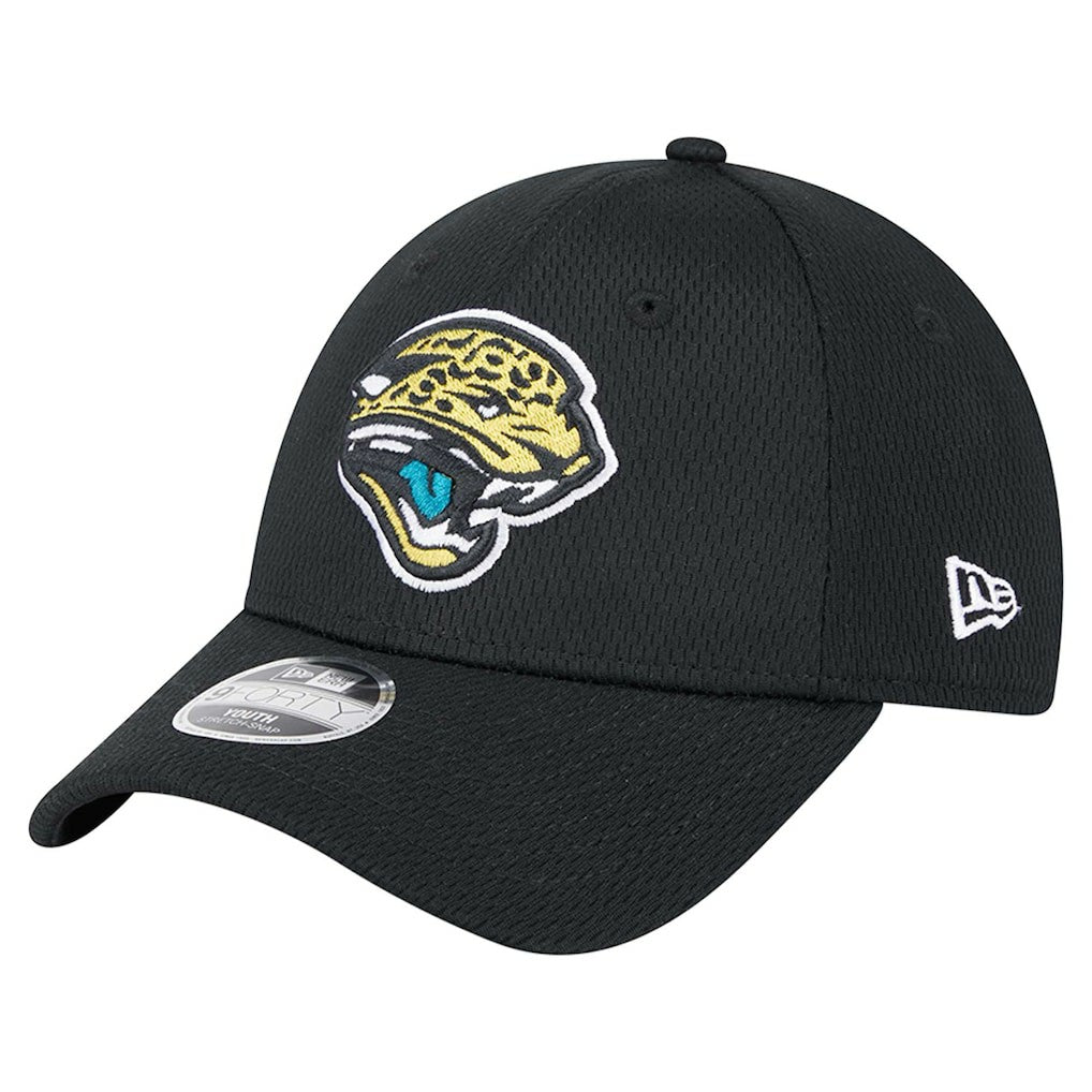 Jacksonville Jaguars New Era Youth Main 9FORTY Adjustable Hat Black