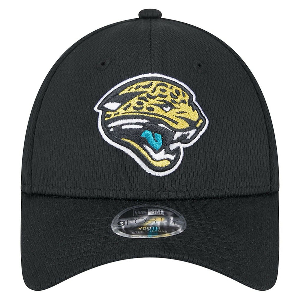 Jacksonville Jaguars New Era Youth Main 9FORTY Adjustable Hat Black
