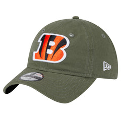 Cincinnati Bengals New Era Youth Main 9TWENTY Adjustable Hat Olive