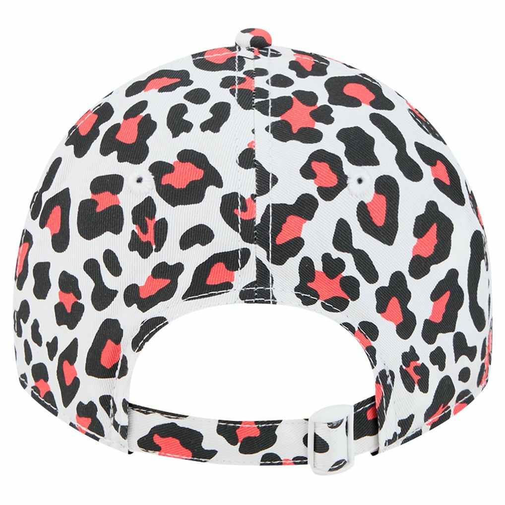 San Francisco 49ers New Era Girls Youth Active Leopard 9TWENTY Adjustable Hat White