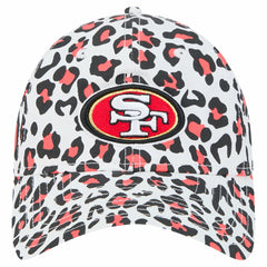 San Francisco 49ers New Era Preschool Active Leopard 9TWENTY Adjustable Hat White
