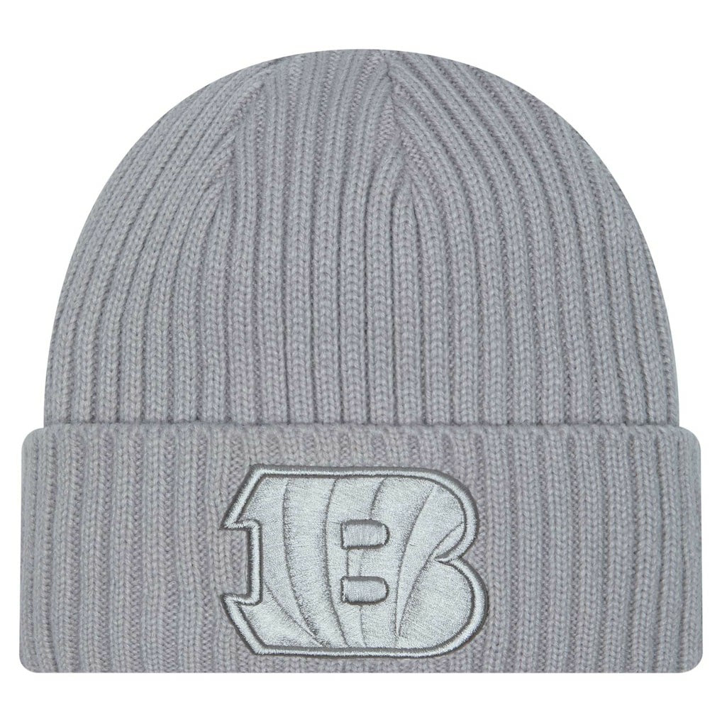 Cincinnati Bengals New Era Youth Color Pack Cuffed Knit Hat Gray