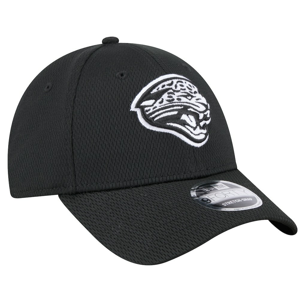 New Era Jacksonville Jaguars Black Main B-Dub 9FORTY Adjustable Hat