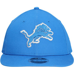 Detroit Lions New Era Main Low Profile 9FIFTY Snapback Hat Blue