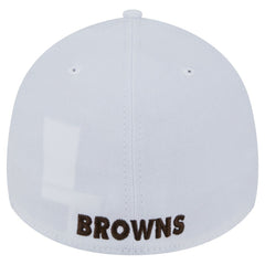 Cleveland Browns New Era Throwback 39THIRTY Flex Hat White