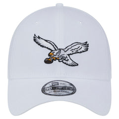 Philadelphia Eagles New Era Throwback 39THIRTY Flex Hat White