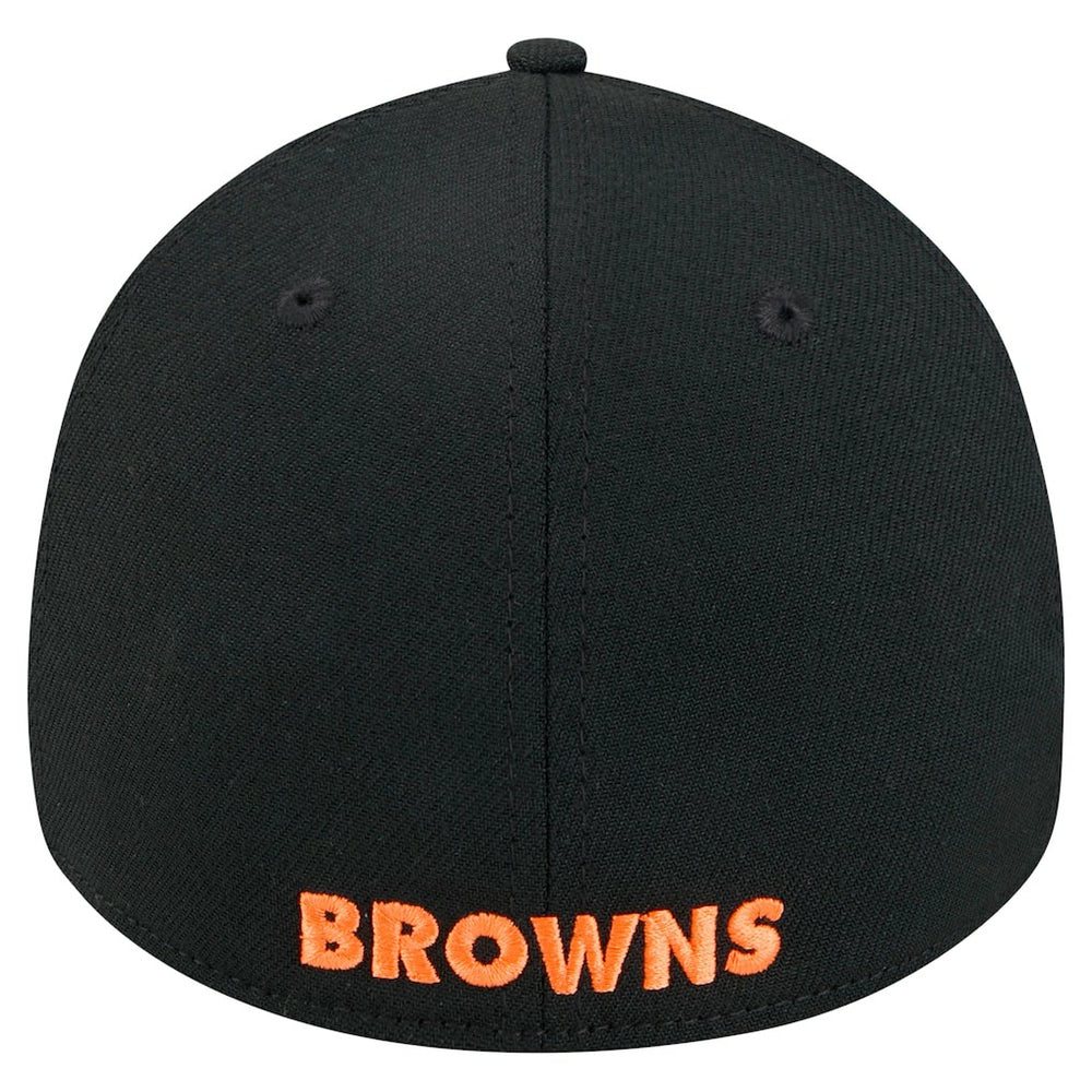Cleveland Browns New Era Throwback Main 39THIRTY Flex Hat Black