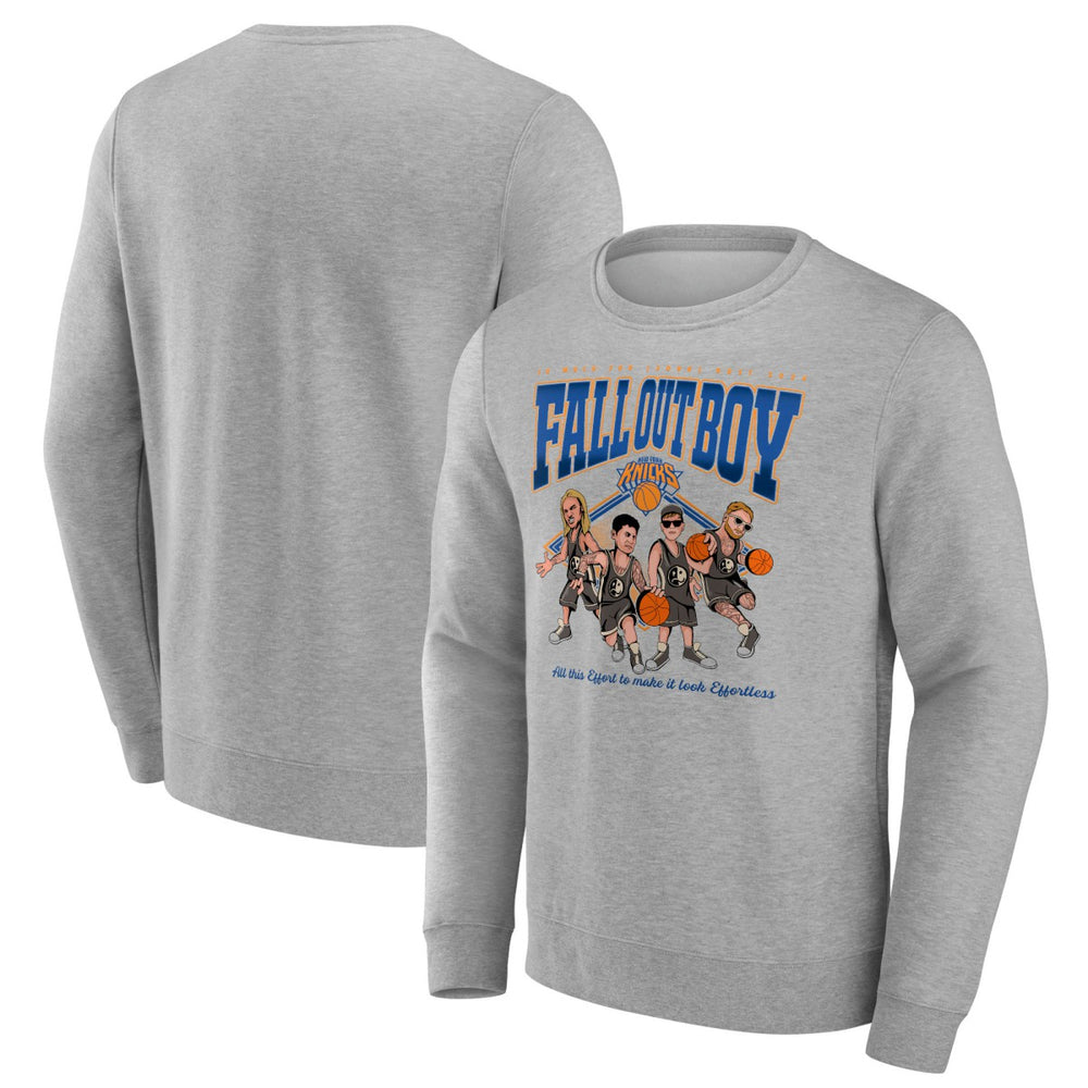 Fall Out Boy x New York Knicks So Much For (2our) Dust Fleece Pullover Sweatshirt Gray | Fanatics online
