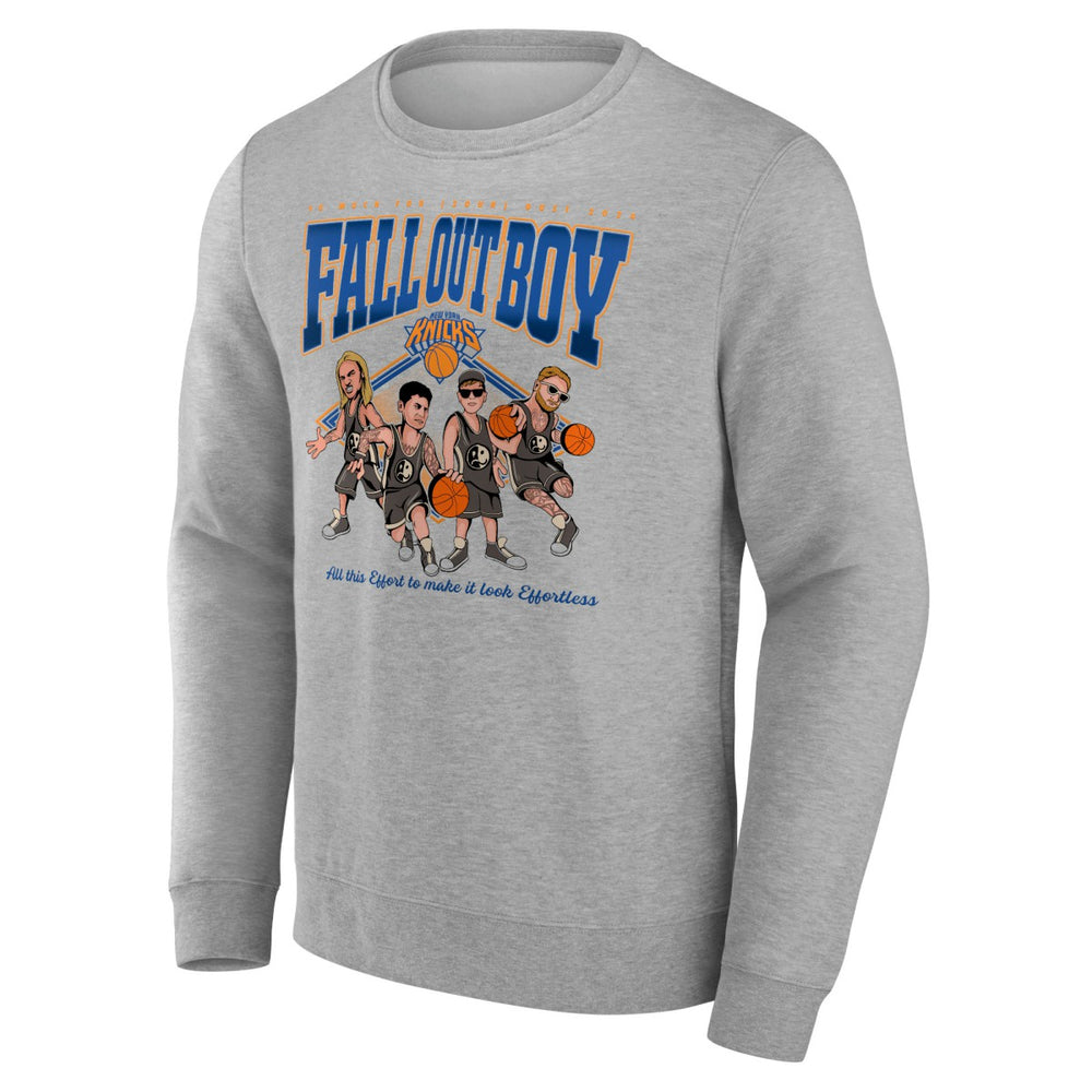 Fall Out Boy x New York Knicks So Much For (2our) Dust Fleece Pullover Sweatshirt Gray | Fanatics online
