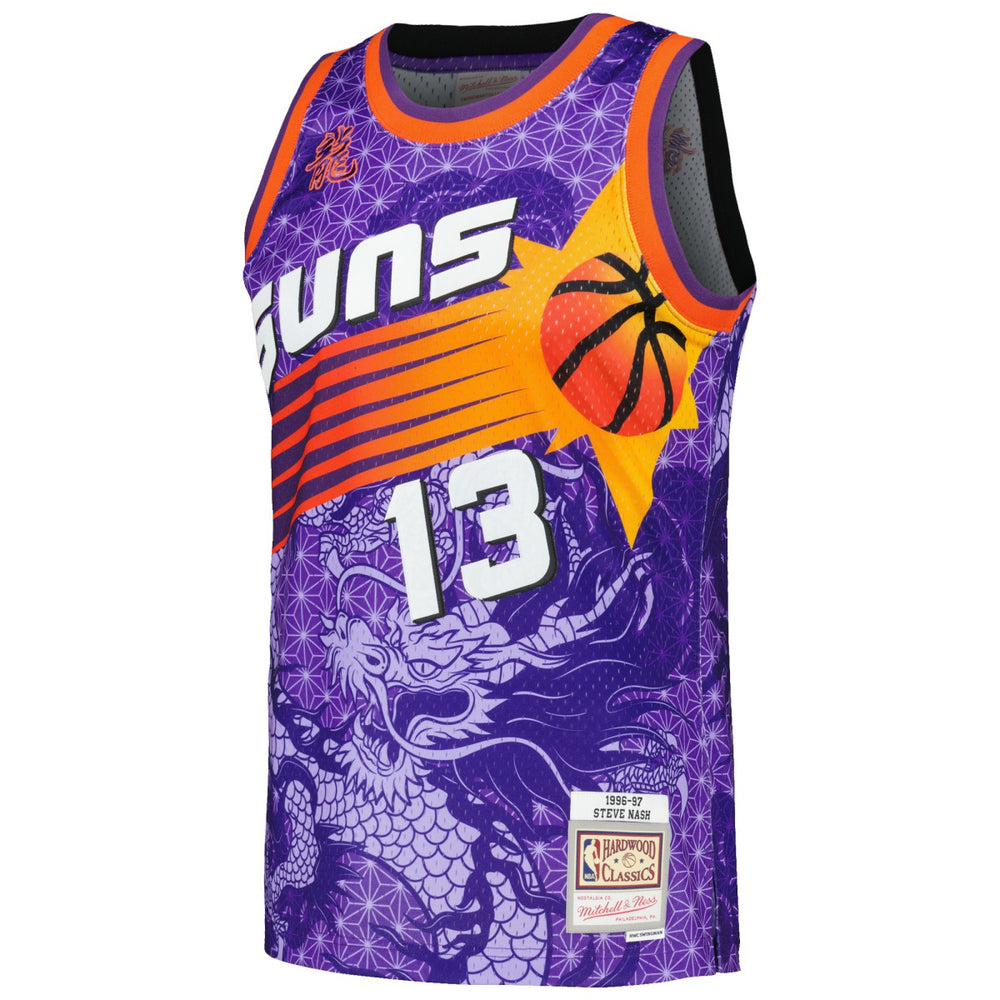 Steve Nash Phoenix Suns 1996/97 Hardwood Classics Asian Heritage 6.0 Swingman Throwback Player Jersey Purple | Mitchell & Ness