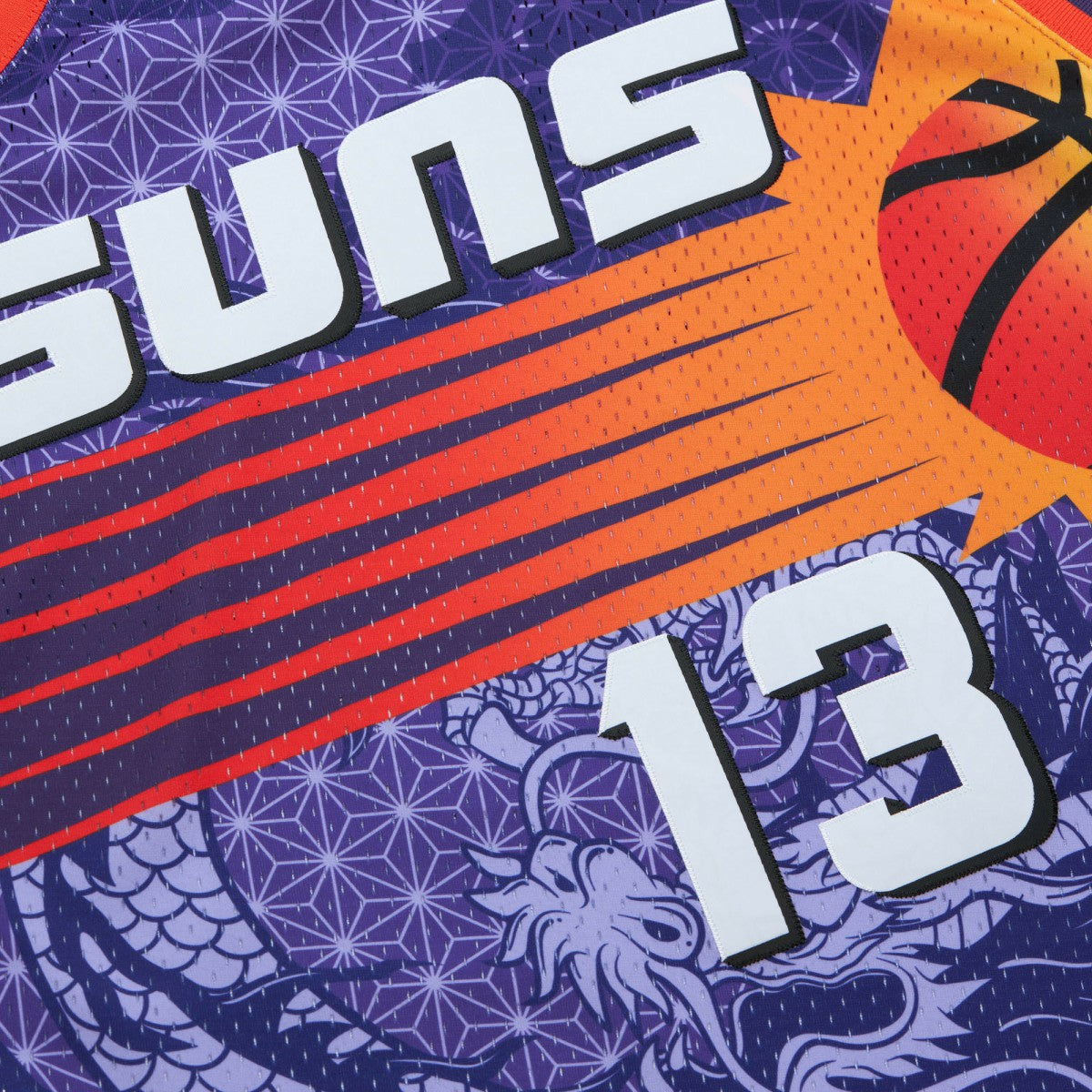 Steve Nash Phoenix Suns 1996/97 Hardwood Classics Asian Heritage 6.0 Swingman Throwback Player Jersey Purple | Mitchell & Ness