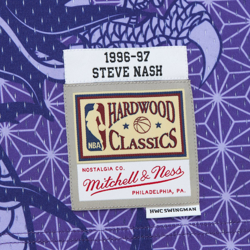 Steve Nash Phoenix Suns 1996/97 Hardwood Classics Asian Heritage 6.0 Swingman Throwback Player Jersey Purple | Mitchell & Ness