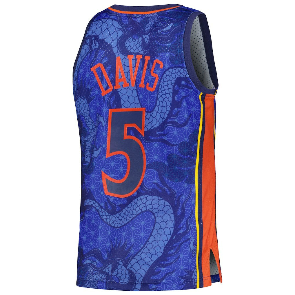 Baron Davis Golden State Warriors 2006/07 Hardwood Classics Asian Heritage 6.0 Swingman Throwback Player Jersey for sale Royal | Mitchell & Ness online