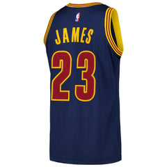 LeBron James Cleveland Cavaliers 2015/16 Hardwood Classics Authentic Jersey for sale Navy | Mitchell & Ness Lifestyle