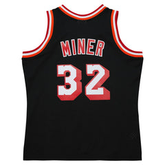 Harold Miner Miami Heat 1992/93 Hardwood Classics Swingman Throwback Jersey Black | Mitchell & Ness US