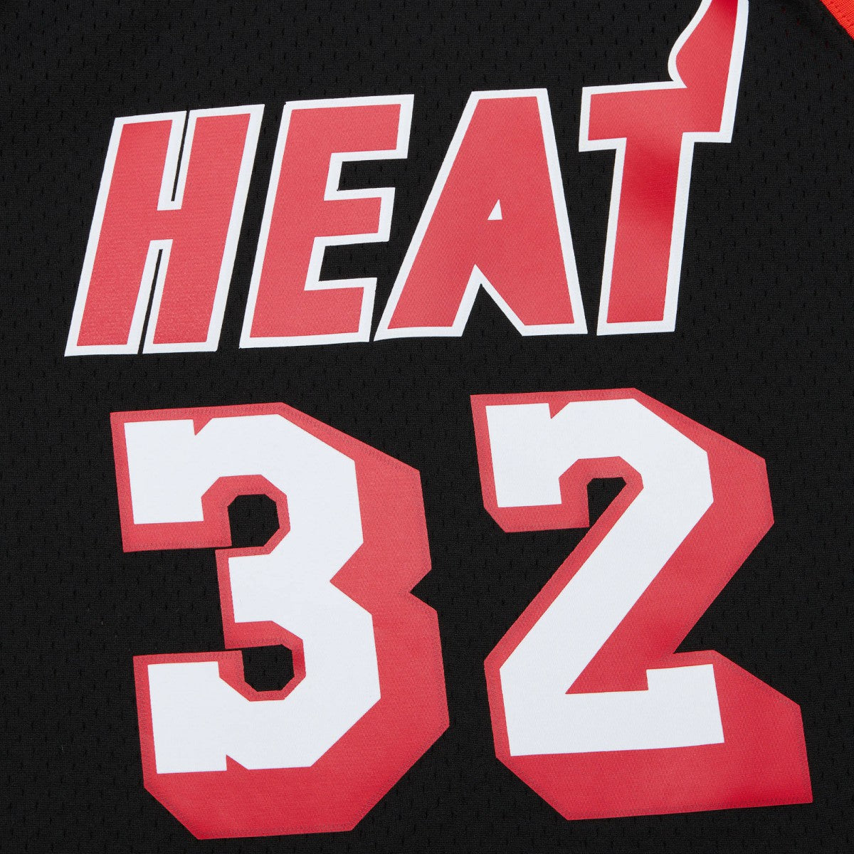 Harold Miner Miami Heat 1992/93 Hardwood Classics Swingman Throwback Jersey Black | Mitchell & Ness US