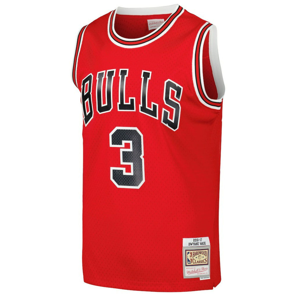 Dwyane Wade Chicago Bulls 2016/17 Hardwood Classics Swingman Jersey for sale Red | Mitchell & Ness