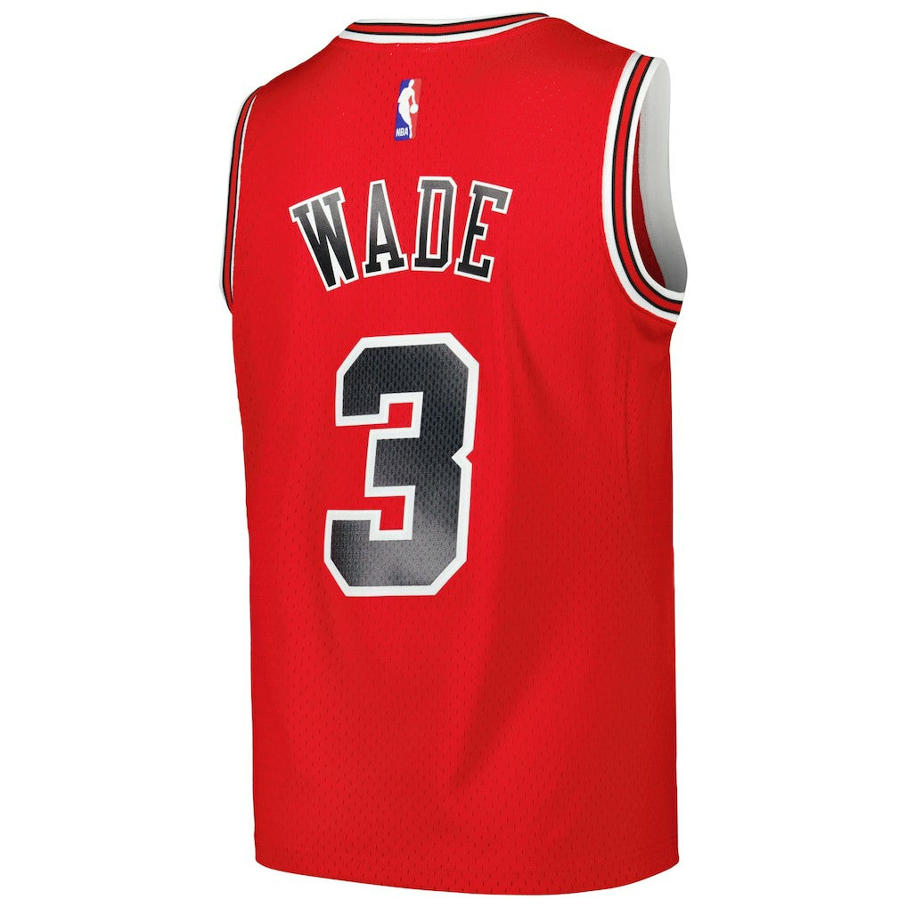 Dwyane Wade Chicago Bulls 2016/17 Hardwood Classics Swingman Jersey for sale Red | Mitchell & Ness