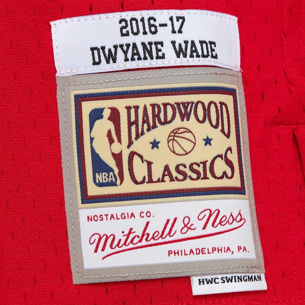 Dwyane Wade Chicago Bulls 2016/17 Hardwood Classics Swingman Jersey for sale Red | Mitchell & Ness