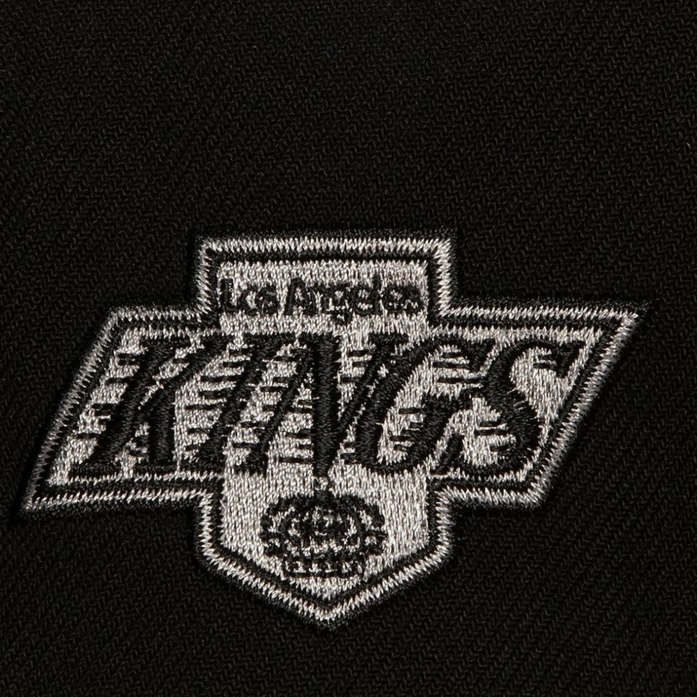 Los Angeles Kings Mitchell & Ness Retro Script Colorblock Snapback Hat - Black - NHL 201141494