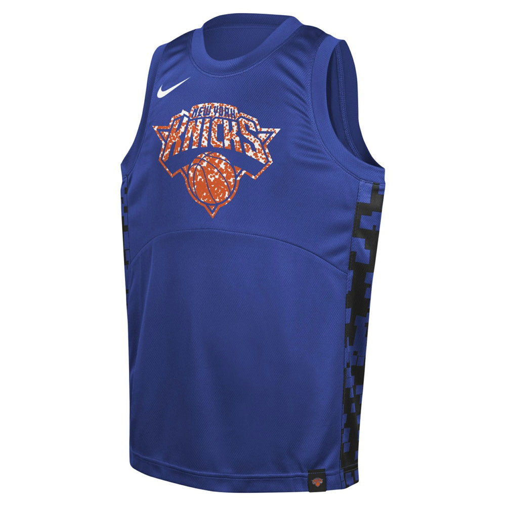 New York Knicks Youth Courtside Starting Five Team Jersey Blue | Nike online