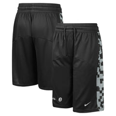 Brooklyn Nets Youth Courtside Starting Five Team Shorts Black | Nike
