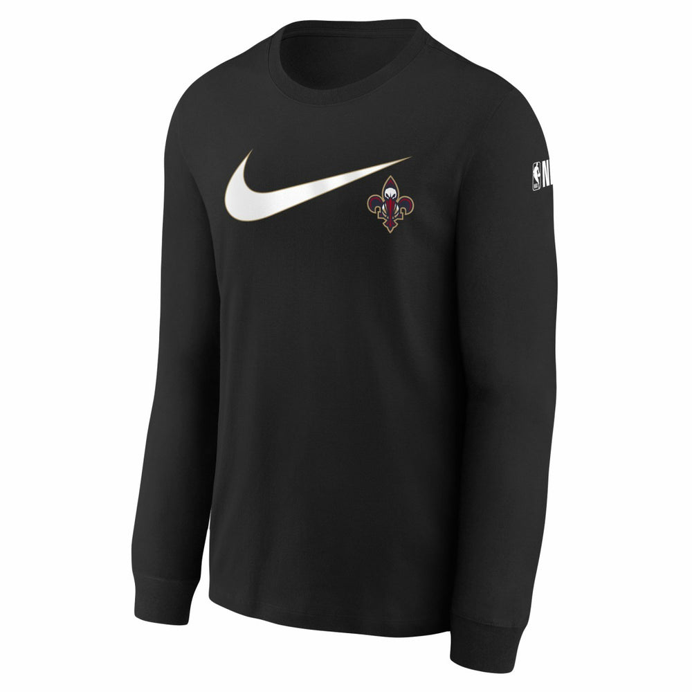 New Orleans Pelicans Youth Swoosh Long Sleeve T-Shirt Black | Nike discount