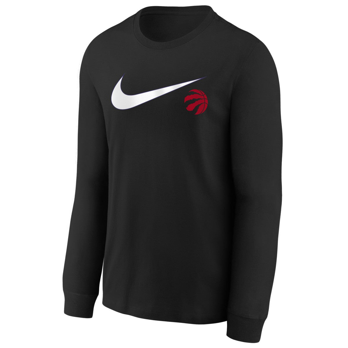 Toronto Raptors Youth Swoosh Long Sleeve T-Shirt Black | Nike outlet
