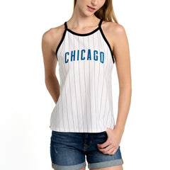 Chicago Cubs Lusso Women's Nahla Tank Top - White - MLB Online