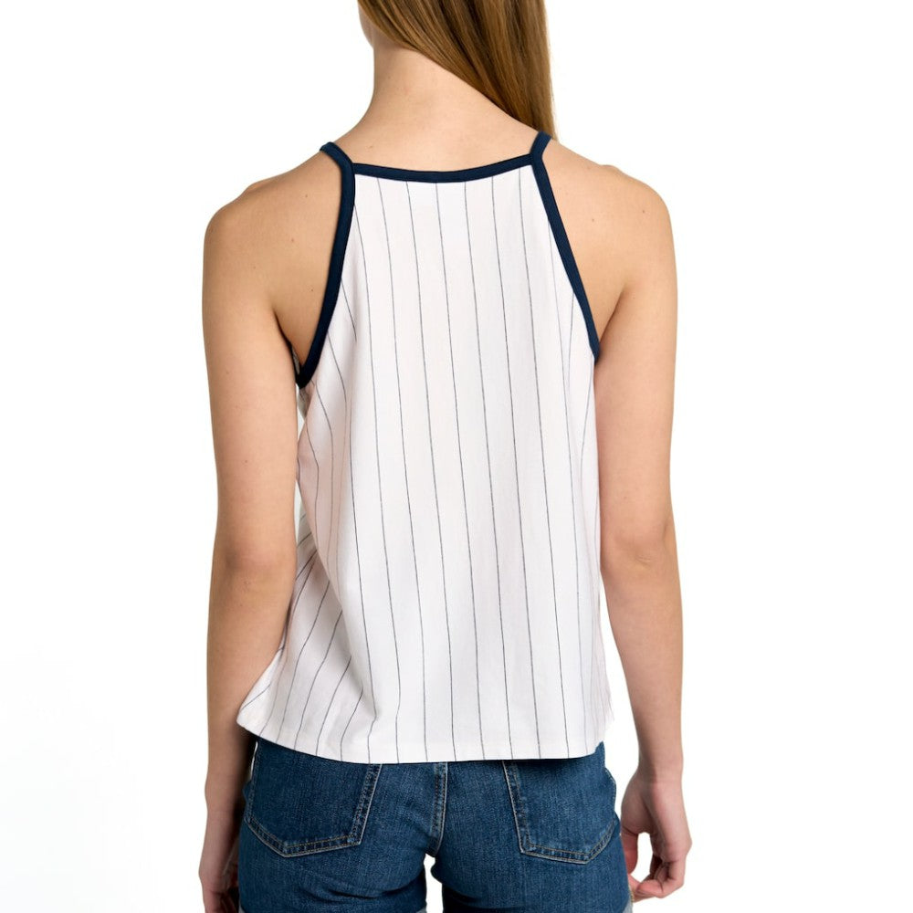 Chicago Cubs Lusso Women's Nahla Tank Top - White - MLB Online