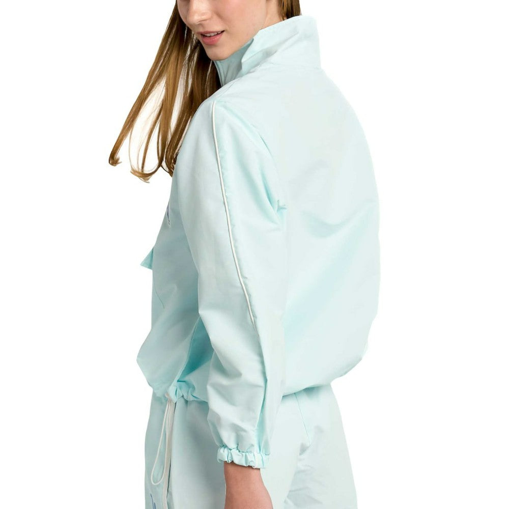 Los Angeles Dodgers Lusso Women's Parker Half-Zip Jacket - Light Blue - MLB on Sale