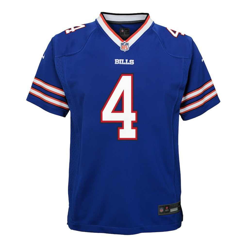 Nike James Cook III Buffalo Bills Youth Game Jersey Royal