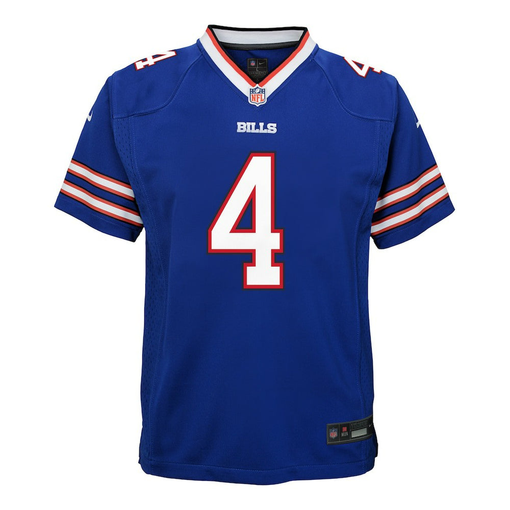 Nike James Cook III Buffalo Bills Youth Game Jersey Royal