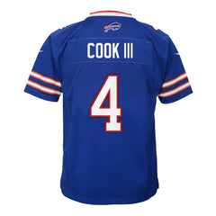 Nike James Cook III Buffalo Bills Youth Game Jersey Royal