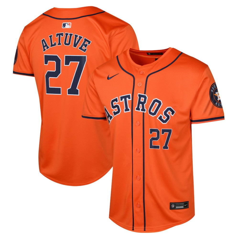 Jose Altuve Houston Astros Nike Youth Alternate Limited Player Jersey - Orange - Nike on Sale