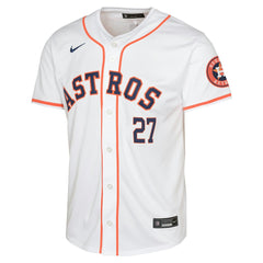 Jose Altuve Houston Astros Nike Youth Home Limited Player Jersey - White - Nike Discount