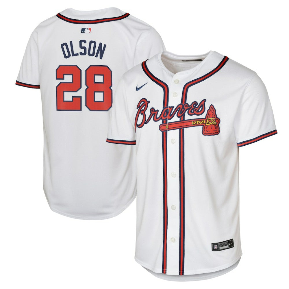 Matt Olson Atlanta Braves Nike Youth Home Limited Player Jersey - White - Nike Sale