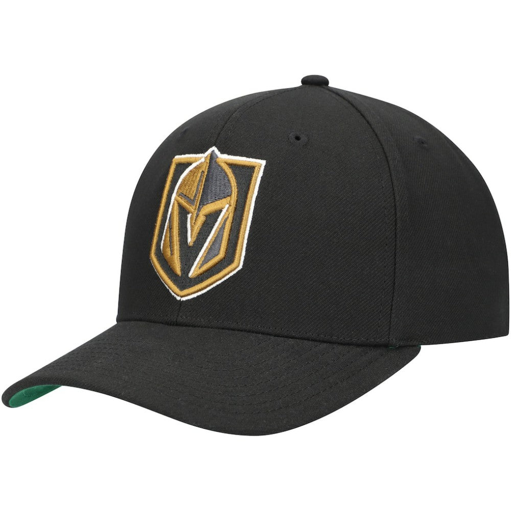 Vegas Golden Knights Mitchell & Ness Team Ground Pro Adjustable Hat - Black - NHL 201148376