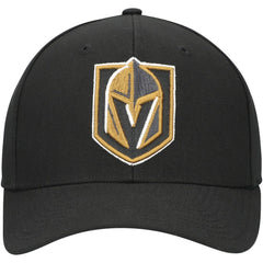 Vegas Golden Knights Mitchell & Ness Team Ground Pro Adjustable Hat - Black - NHL 201148376