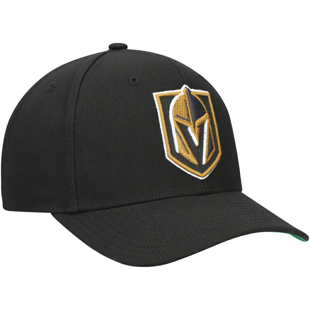 Vegas Golden Knights Mitchell & Ness Team Ground Pro Adjustable Hat - Black - NHL 201148376
